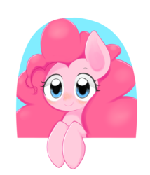 Size: 3033x3538 | Tagged: safe, artist:91o42, pinkie pie, earth pony, pony, g4, blushing, cute, female, high res, solo