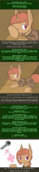 Size: 500x2146 | Tagged: safe, artist:erthilo, oc, oc only, oc:sierra scorch, pony, unicorn, fallout equestria, blood, clothes, cyoa, fallout, female, injured, stablequest, text