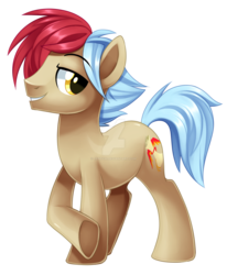 Size: 1600x1939 | Tagged: safe, artist:centchi, oc, oc only, oc:private eye, earth pony, pony, male, simple background, solo, stallion, transparent background, watermark