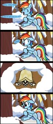 Size: 409x951 | Tagged: safe, artist:evil-dec0y, edit, rainbow dash, tank, pegasus, pony, g4, tanks for the memories, bad end, bipedal, bone, comic, crying, dead, eyes closed, female, mare, runny nose, shocked, skeleton, snow, wide eyes