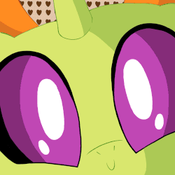 Size: 958x958 | Tagged: safe, artist:dragonpone, derpibooru exclusive, thorax, changedling, pony, g4, to where and back again, animated, bust, c:, close-up, cute, cuteling, eye shimmer, gif, heart, king thorax, looking at you, male, portrait, smiling, solo, thorabetes
