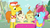 Size: 1280x720 | Tagged: safe, screencap, carrot cake, cup cake, pound cake, pumpkin cake, earth pony, pegasus, pony, unicorn, g4, my little pony: friendship is magic, pinkie pride, baby, baby pony, bow, cake twins, clothes, colt, cupcake, cute, ear piercing, earring, eyes closed, female, filly, foal, food, hair bow, jewelry, male, mare, open mouth, piercing, poundabetes, pumpkinbetes, stallion, tree