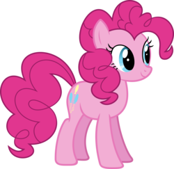 Size: 3560x3456 | Tagged: safe, artist:deyrasd, pinkie pie, earth pony, pony, g4, female, high res, mare, simple background, smiling, solo, transparent background, vector