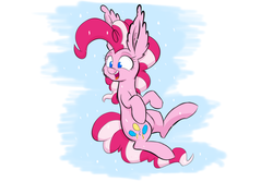 Size: 3000x2000 | Tagged: safe, artist:heir-of-rick, pinkie pie, earth pony, pony, g4, candy, candy cane, cheek fluff, cute, diapinkes, ear fluff, female, food, high res, impossibly large ears, open mouth, smiling, solo