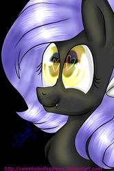 Size: 720x1084 | Tagged: safe, artist:sweetiebellegames, oc, oc only, oc:cloudy night, pony, heart, heart eyes, solo, wingding eyes