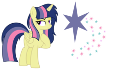 Size: 3120x1792 | Tagged: safe, artist:estefania200, oc, oc only, oc:magic light, pony, cutie mark, offspring, parent:comet tail, parent:twilight sparkle, parents:cometlight, simple background, solo, transparent background, vector