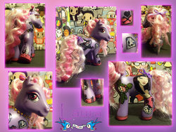 Size: 1024x768 | Tagged: safe, artist:g33kgirl1980, oc, oc only, oc:laura, g3, customized toy, irl, photo, tokidoki, toy