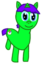 Size: 671x1049 | Tagged: safe, artist:employeeamillion, oc, oc only, oc:clever clop, pony, unicorn, simple background, solo, transparent background