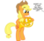 Size: 3183x3000 | Tagged: safe, artist:supermatt314, applejack, earth pony, pony, g4, bipedal, female, french horn, horn, musical instrument, simple background, solo, transparent background