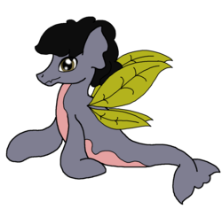 Size: 1272x1200 | Tagged: safe, artist:pokecure123, oc, oc only, oc:pokecure123, dragon, fairy, 2017 community collab, derpibooru community collaboration, simple background, solo, transparent background