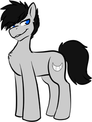 Size: 458x605 | Tagged: safe, artist:noveltmods, oc, oc only, oc:ego centric, earth pony, pony, solo