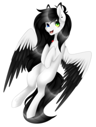 Size: 2282x3000 | Tagged: safe, artist:itsizzybel, oc, oc only, pegasus, pony, female, heterochromia, high res, mare, simple background, solo, transparent background