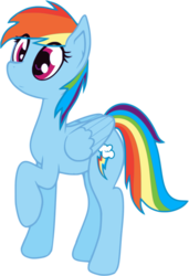 Size: 1683x2456 | Tagged: safe, artist:starstridepony, rainbow dash, g4, cute, female, raised hoof, simple background, solo, transparent background