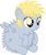 Size: 480x567 | Tagged: safe, derpy hooves, pony, g4, cute, female, fluffy, scrunchy face, solo