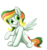 Size: 1400x1500 | Tagged: safe, derpibooru exclusive, oc, oc only, oc:sweety leaf, pegasus, pony, 2017 community collab, derpibooru community collaboration, simple background, smiling, solo, transparent background
