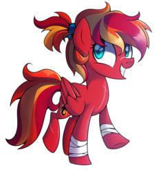 Size: 1631x1764 | Tagged: safe, artist:drawntildawn, oc, oc only, oc:fire strike, pegasus, pony, simple background, solo, transparent background