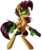 Size: 1554x1845 | Tagged: safe, artist:beardie, oc, oc only, earth pony, pony, bipedal, cyberpunk, earth pony magic, edgy, gun, magic, magic hands, simple background, solo, transparent background, visor, weapon