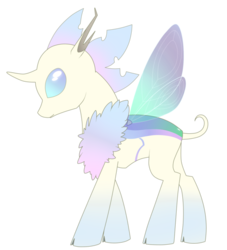 Size: 852x937 | Tagged: safe, artist:symphstudio, oc, oc only, changedling, changeling, g4, to where and back again, changeling oc, ice changeling, simple background, solo, spread wings, transparent background