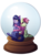 Size: 4939x6705 | Tagged: safe, artist:elskafox, oc, oc only, oc:artline, oc:cosmia nebula, absurd resolution, clothes, scarf, shared clothing, shared scarf, simple background, snow globe, transparent background