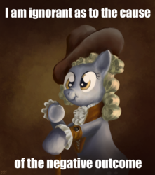 Size: 1200x1359 | Tagged: safe, artist:moe, edit, derpy hooves, pegasus, pony, g4, female, fine art parody, i just don't know what went wrong, image macro, intellectually hilarious, joseph ducreux, mare, meme, scrunchy face, sesquipedalian loquaciousness, solo