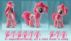 Size: 3148x1828 | Tagged: safe, artist:baraka1980, pinkie pie, earth pony, pony, g4, irl, photo, plushie, solo