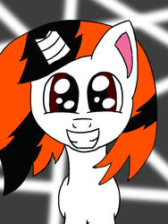 Size: 600x800 | Tagged: safe, artist:steamyart, oc, oc only, oc:phenioxflame, pony, broken horn, horn, looking at you, solo