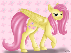 Size: 6664x4978 | Tagged: safe, artist:fizzwings, fluttershy, g4, absurd resolution, blushing, female, grin, shy, smiling, solo