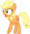 Size: 5433x6141 | Tagged: safe, artist:deyrasd, applejack, earth pony, pony, g4, my little pony: friendship is magic, where the apple lies, absurd resolution, female, simple background, solo, teenage applejack, transparent background, vector