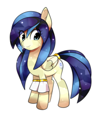 Size: 1439x1655 | Tagged: safe, artist:donkeysonic, oc, oc only, oc:star flower, crystal pony, pegasus, pony, accessory, blue eyes, crystallized, freckles, simple background, solo, transparent background
