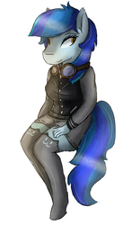 Size: 1200x1920 | Tagged: safe, artist:obsidianocelot, oc, oc only, oc:stormy skies, anthro, unguligrade anthro, cat socks, clothes, female, goggles, mare, simple background, solo, white background
