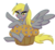 Size: 250x228 | Tagged: safe, artist:katkathasahathat, derpy hooves, pegasus, pony, g4, cute, female, food, muffin, simple background, solo, transparent background