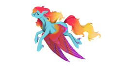 Size: 1024x576 | Tagged: safe, artist:oneiria-fylakas, oc, oc only, oc:andromeda, pegasus, pony, female, mare, simple background, solo, transparent background
