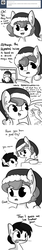 Size: 792x4752 | Tagged: safe, artist:tjpones, oc, oc only, oc:brownie bun, earth pony, pony, windigo, horse wife, ..., ask, book, candy, candy cane, comic, ear fluff, food, grayscale, hat, hearth's warming, hoof hold, monochrome, mouth hold, santa claus, santa hat, simple background, tumblr, white background