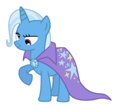 Size: 456x413 | Tagged: safe, artist:drlonepony, trixie, pony, unicorn, g4, derp, female, mare, simple background, solo, transparent background, vector