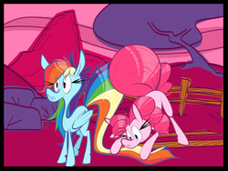 Size: 1280x960 | Tagged: safe, artist:crackiepipe, part of a set, pinkie pie, rainbow dash, g4