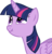 Size: 10911x11383 | Tagged: safe, artist:cyanlightning, twilight sparkle, alicorn, pony, g4, the one where pinkie pie knows, .svg available, absurd resolution, female, folded wings, mare, scrunchy face, simple background, solo, transparent background, twilight sparkle (alicorn), vector