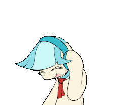 Size: 1200x992 | Tagged: safe, artist:neighday, coco pommel, earth pony, pony, g4, animated, cocobetes, cute, eyes closed, female, gif, headbang, headphones, mare, necktie, party hard, simple background, solo, tongue out, transparent background, vibing