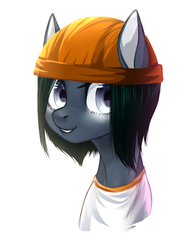 Size: 846x1152 | Tagged: safe, artist:sogikiadopt, oc, oc only, pony, clothes, hat, simple background, solo, white background