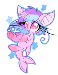 Size: 3000x3836 | Tagged: safe, artist:starlightlore, oc, oc only, oc:serenade, original species, shark pony, female, high res, mare, solo, starry eyes, wingding eyes