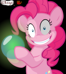 Size: 900x1001 | Tagged: safe, artist:villagerpony13, pinkie pie, earth pony, pony, fanfic:you still want to be friends right?, g4, fanfic, fanfic art, female, grin, smiling, solo