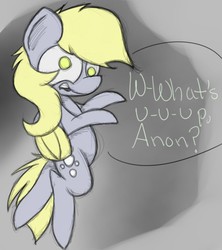 Size: 868x979 | Tagged: safe, artist:booker-the-dewitt, derpy hooves, pegasus, pony, g4, female, mare, sketch, solo