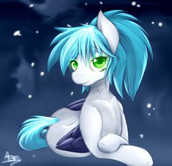 Size: 3100x3000 | Tagged: safe, artist:larkdraws, oc, oc only, oc:star chaser, pegasus, pony, female, high res, mare, prone, solo