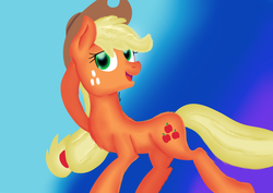 Size: 3504x2480 | Tagged: safe, artist:jbond, applejack, earth pony, pony, g4, female, high res, mare, simple background, solo