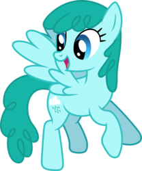 Size: 6001x7213 | Tagged: safe, artist:deratrox, spring melody, sprinkle medley, pegasus, pony, dragonshy, g4, .svg available, absurd resolution, female, flying, mare, open mouth, open smile, simple background, smiling, solo, transparent background, vector