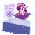 Size: 4000x4000 | Tagged: source needed, safe, artist:meekcheep, oc, oc only, oc:mirage, draconequus, chaos star, panel, ponycon, simple background, solo, transparent background