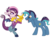 Size: 4500x3600 | Tagged: source needed, safe, artist:jadedjynx, oc, oc only, oc:mirage, oc:tiebreaker, draconequus, earth pony, pikachu, pony, absurd resolution, draconequus oc, heterochromia, pokémon, ponycon, price tag, simple background, transparent background