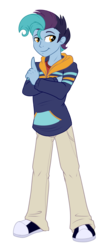 Size: 1762x3916 | Tagged: safe, artist:jadedjynx, oc, oc only, oc:tiebreaker, equestria girls, g4, equestria girls-ified, ponycon, simple background, solo, transparent background