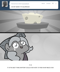 Size: 666x800 | Tagged: safe, artist:egophiliac, princess luna, pony, moonstuck, g4, cartographer's cap, cheese, crying, eye shimmer, female, filly, food, grayscale, hat, marauder's mantle, monochrome, open mouth, single tear, solo, woona, younger