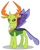 Size: 900x1125 | Tagged: safe, artist:watermelon changeling, derpibooru exclusive, thorax, changedling, changeling, g4, to where and back again, king thorax, male, ms paint, simple background, solo, spread wings, thorax is not amused, unamused, white background