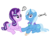 Size: 2834x2409 | Tagged: safe, artist:trixeed, starlight glimmer, trixie, pony, unicorn, g4, confused, crackers, dialogue, duo, female, food, frown, high res, holding hooves, lesbian, looking at you, mare, peanut butter, peanut butter crackers, prone, question mark, ship:startrix, shipping, simple background, talking to viewer, transparent background, wide eyes